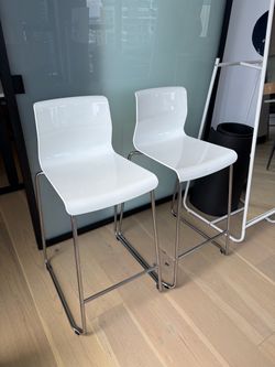 2 IKEA GLENN  26” Bar Stools