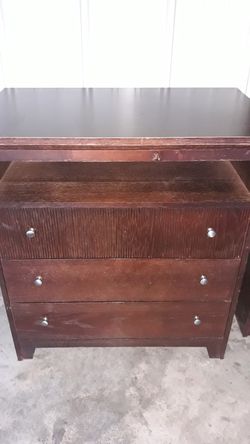 Nice solid wood dresser and night stand delivery options available.
