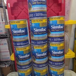 Lot Of 10 Similac 360 Total Care Infant Formula 36 oz Value Cans Exp 04/2027