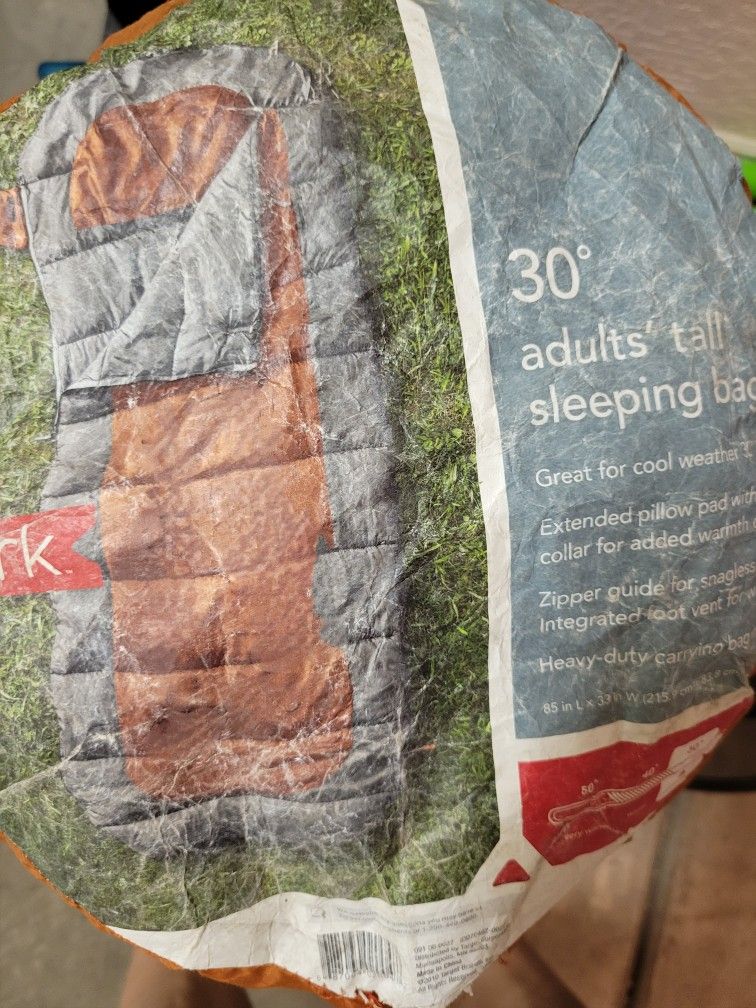 Embark 30 Degree Adult Tall Sleeping Bag