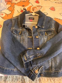 Children’s Place Jean Jacket For Girls Size 7/8. Probably Could Go Size 9. Like New