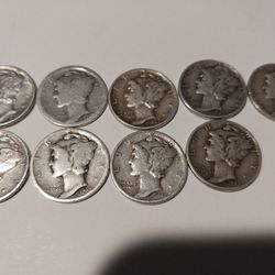 Mercury Dimes 
