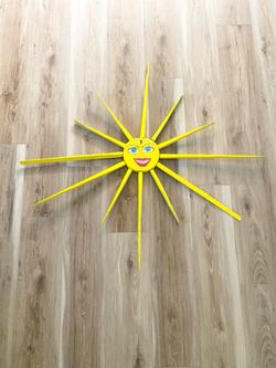 Unique Hand Made Wood SUN