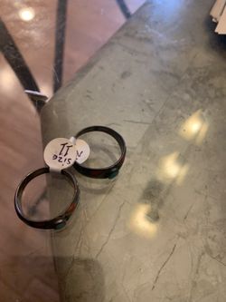 Sterling rings and earrings