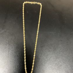 Solid Gold Rope 10k 22inch