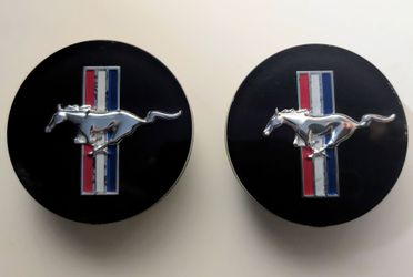 Mustang center caps Mach 1 - GT - Bullit