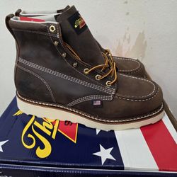 Thorogood Crazy Horse Brown 9EE Soft Toe Work Boot 