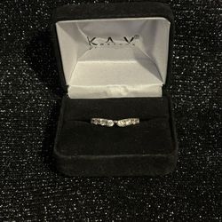 Diamond engagement ring Or Stacked Ring