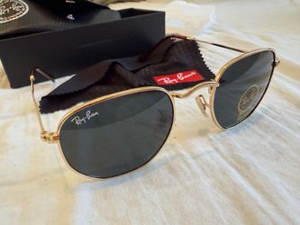 Ray Ban Hexagonal Sunglasses Gold Frame