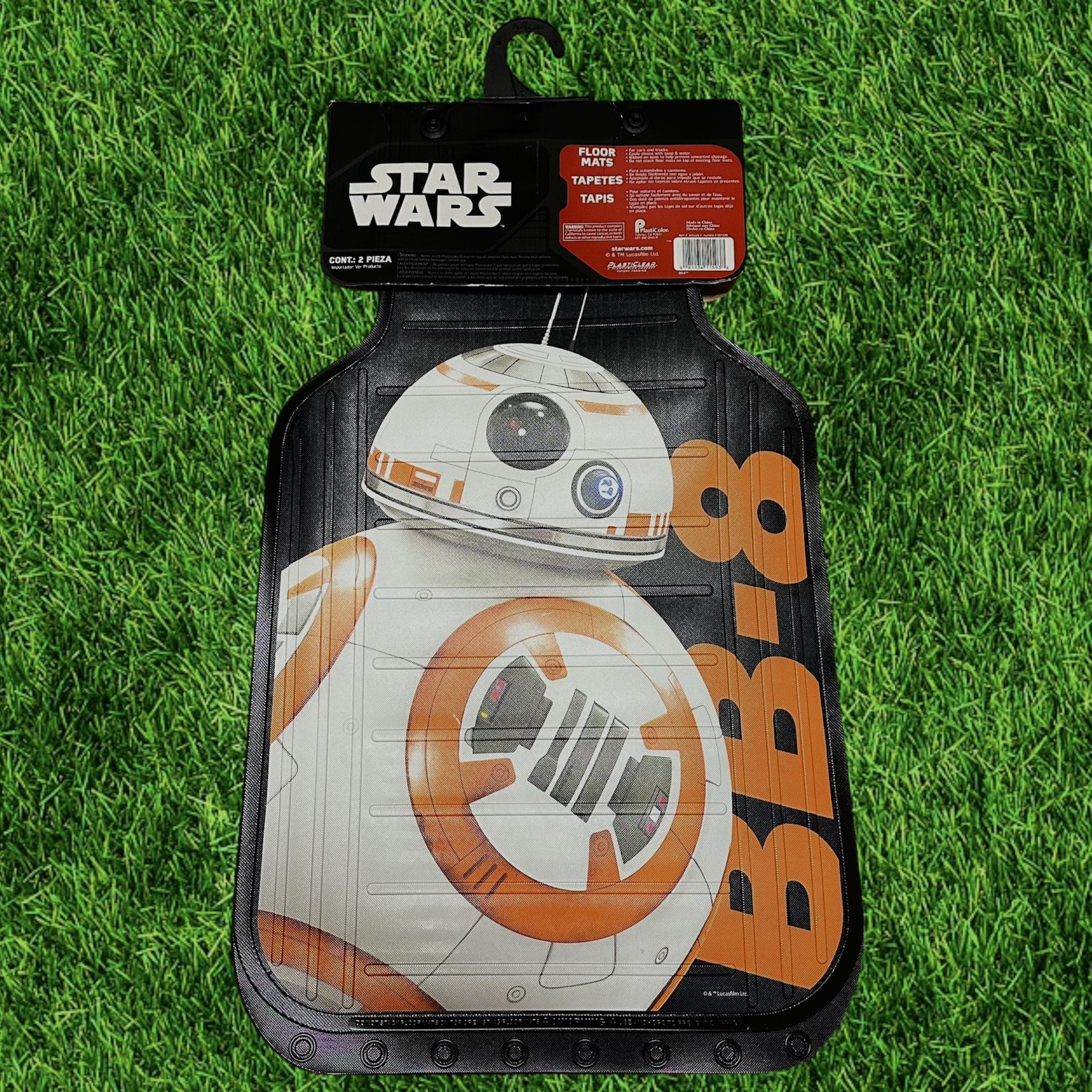 NEW Star Wars BB-8 2-Piece All Weather Vinyl Floor Mats