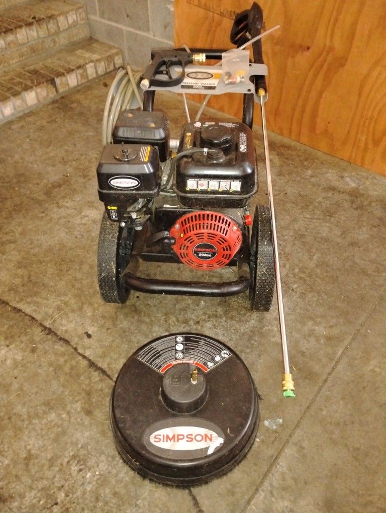 Pressure Washer W/Surface Cleaner π