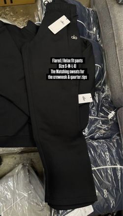 Alo Relaxed Pants Black