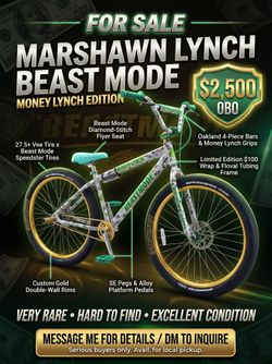SE Bikes Beast Mode Money Lynch Edition BMX Bike