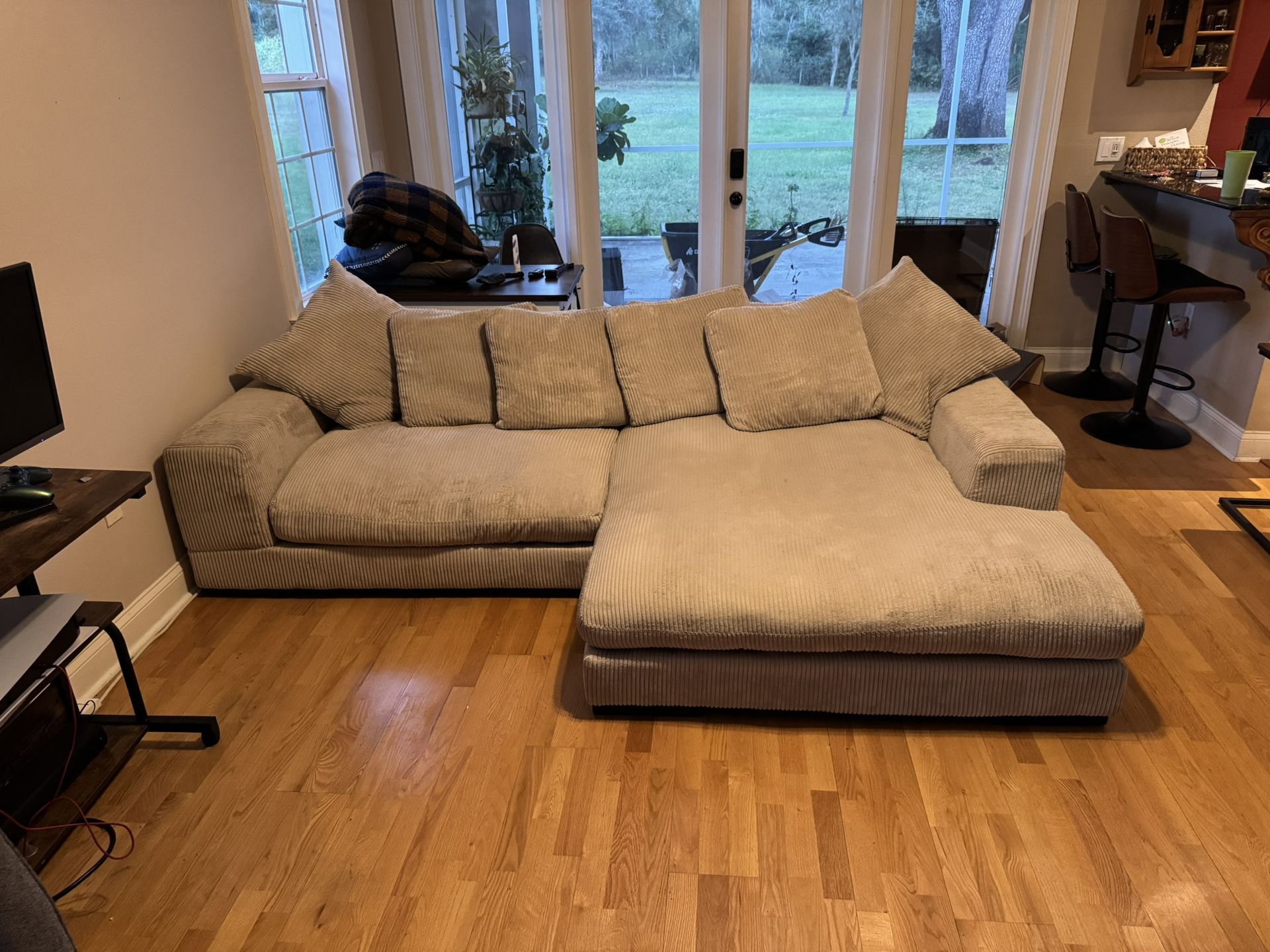 Cream Sectional Couch