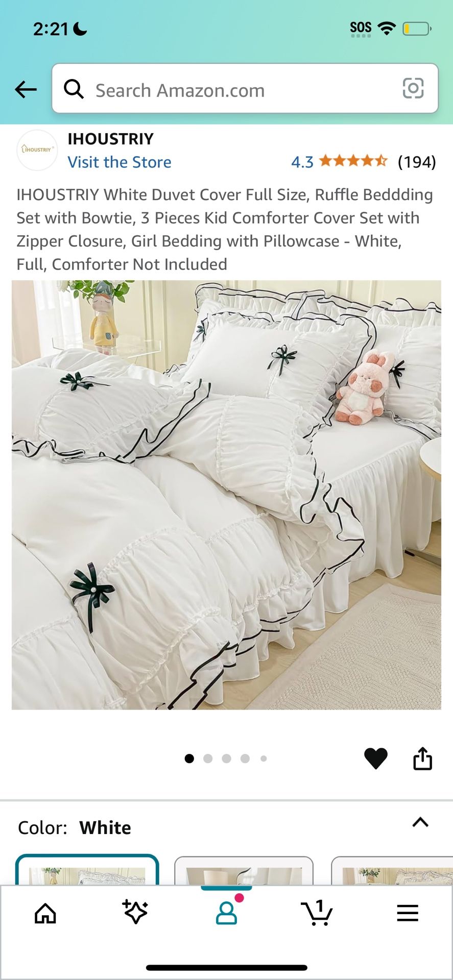 Coquette Duvet Cover & Pillow cases