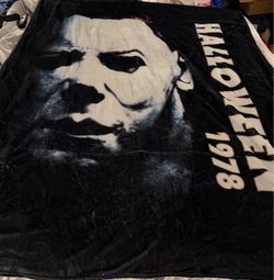 Halloween 1978 Michael Myers Fleece Throw Blanket