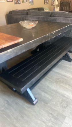Black table
