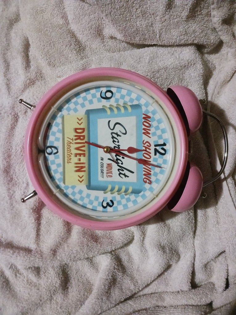 Neon Light Alarm Clock