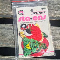 Vintage 1980s Desk Lot - Calculator & Patches!
