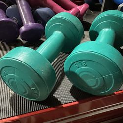 Pair Of 3lb Dumbbells 