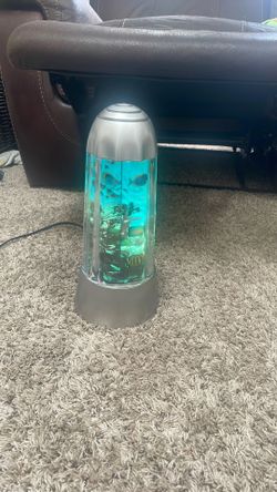 Vintage 1994 's Rabbit Tanaka Rotating Fish Lamp