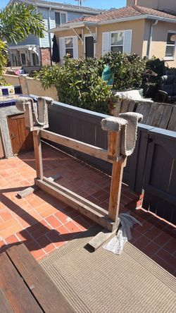 Surf board rack