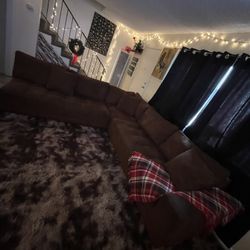 Milano Sectional  ( Brown ) 