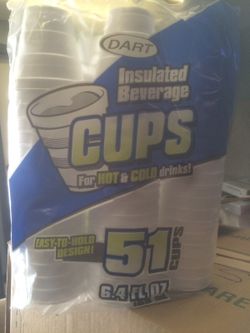 DART 6.4 oz cups 51 count