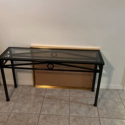 Glass Entry Table