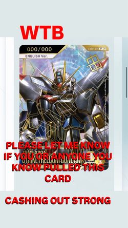 WTB GUNDAM SERIAL