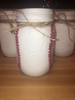 Baseball theme centerpieces