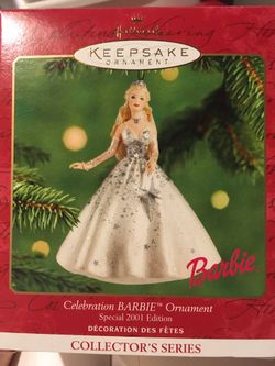 Hallmark Mattel Barbie Celebration Barbie - 2001