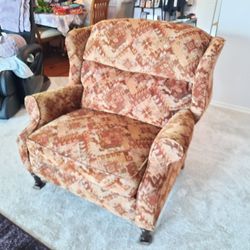 Large Wingback Manual Recliner