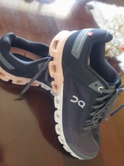 On Running Cloudflow Mesh Rock Rose Trainers Sneakers Size W 7.5