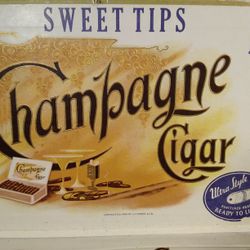 Vintage 1924 Champagne Cigar Box