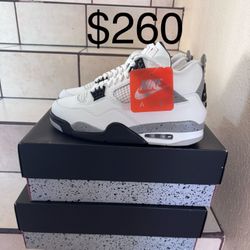 Jordan 4 Retro White Cement (2025) Size 12 & 13