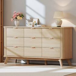 ❤️🔥 #B Fluted 9 Drawers Dresser,