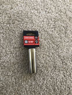 3/8 Deep Socket Craftsman (11/16) One Piece 