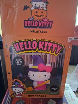 New HELLO KITTY WITCH INFLATABLE!