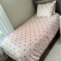 Twin Mattress, Bed Frame, & Box Spring 