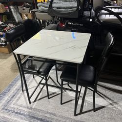 Cafe Table With 2 Chairs 