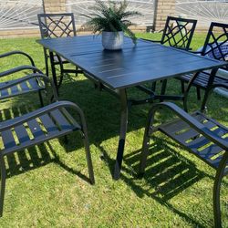 new patio table set7 pcs