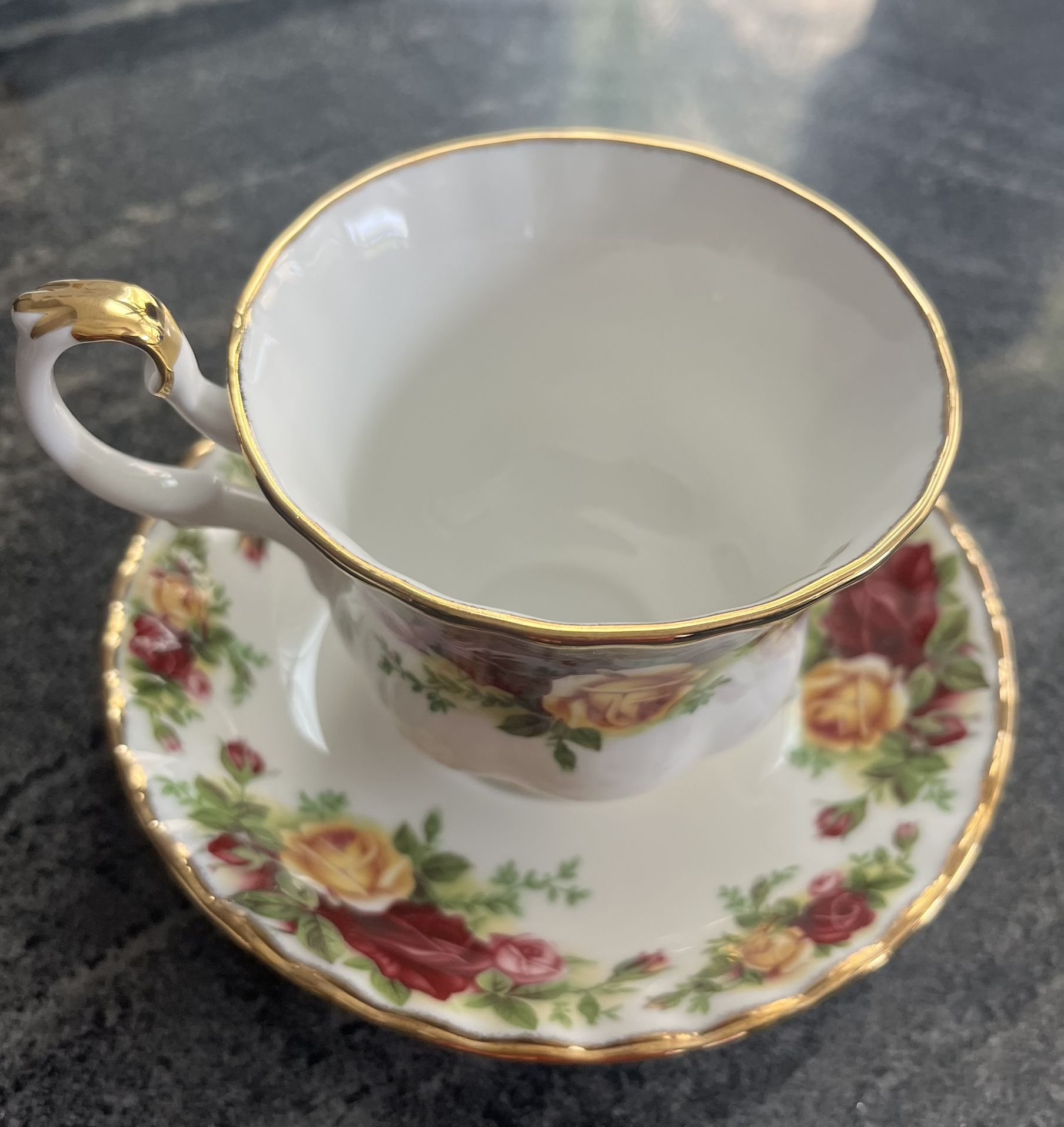 Fina China Teacup And Saucer