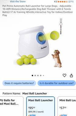 Automatic Ball Launcher for Large Dogs