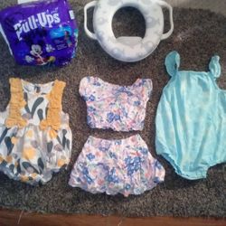 Girl Toddler Outfits, and Potty Training Seat