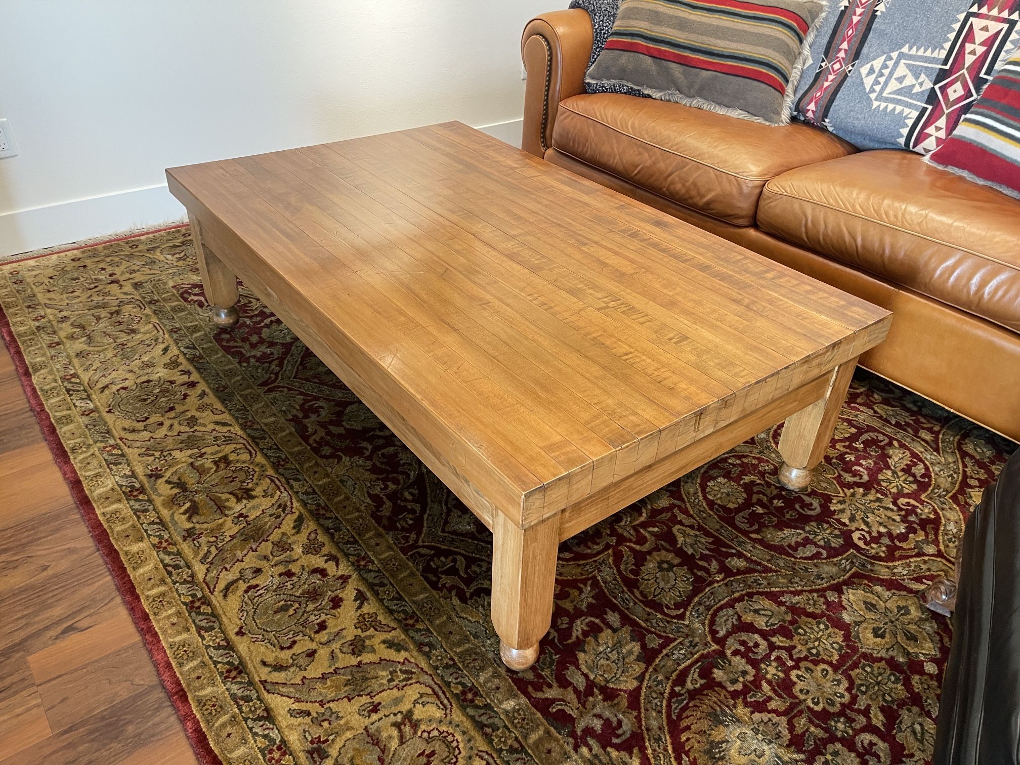 Butcher Block Coffee Table