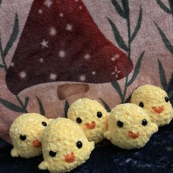 Crochet Mini Baby Chicks Stuffy Amigurumi