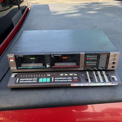 Vintage tape deck Aiwa WX220 dual tape deck