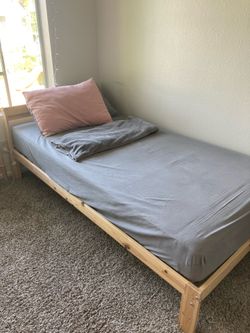 IKEA Twin Bed Frames w/Slats (2 available)
