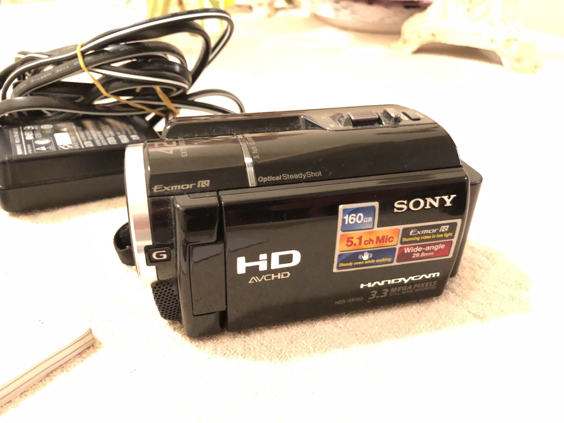 Sony handycam HDR-XR160